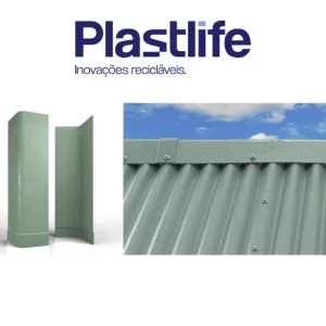 Telha Cumeeira Verde Plastlife